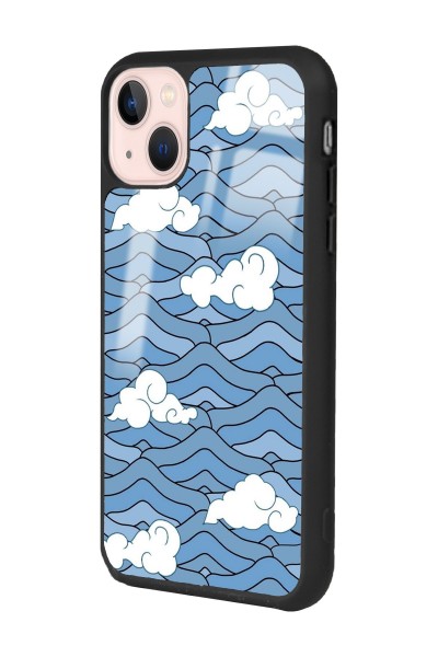 iPhone 15 Plus Sea Cloud Tasarımlı Glossy Telefon Kılıfı