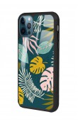 iPhone 15 Pro Color Leaf Tasarımlı Glossy Telefon Kılıfı