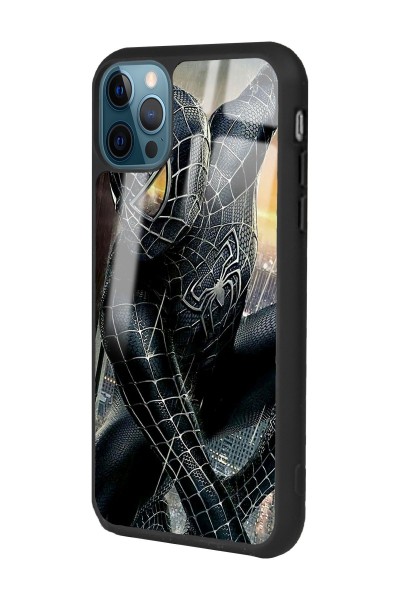 iPhone 15 Pro Dark Spider Tasarımlı Glossy Telefon Kılıfı