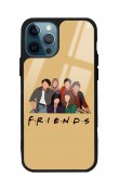 iPhone 15 Pro Friends Tasarımlı Glossy Telefon Kılıfı