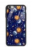 iPhone 6 - 6s Ay Güneş Pijama Tasarımlı Glossy Telefon Kılıfı