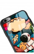 iPhone 6 - 6s Baby Astronaut Tasarımlı Glossy Telefon Kılıfı