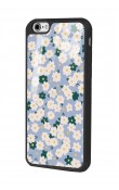 iPhone 6 - 6s Daisy Pattern Tasarımlı Glossy Telefon Kılıfı