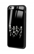 iPhone 6 - 6s Dancer Skeleton Tasarımlı Glossy Telefon Kılıfı