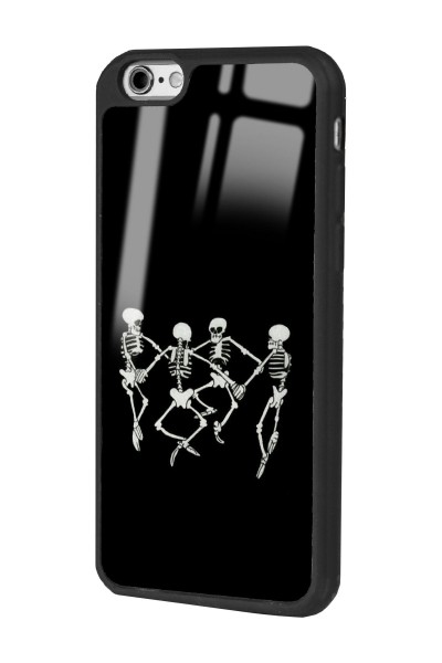 iPhone 6 - 6s Dancer Skeleton Tasarımlı Glossy Telefon Kılıfı