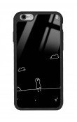 iPhone 6 - 6s Doodle Casper Tasarımlı Glossy Telefon Kılıfı