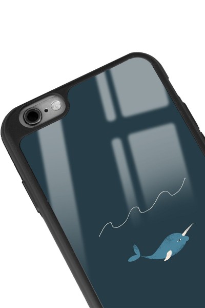 iPhone 6 - 6s Doodle Fish Tasarımlı Glossy Telefon Kılıfı