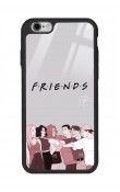 iPhone 6 - 6s Doodle Friends Tasarımlı Glossy Telefon Kılıfı