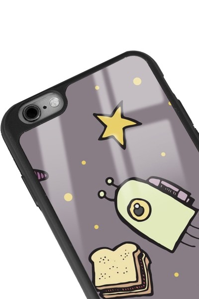 iPhone 6 - 6s Doodle Jump Tasarımlı Glossy Telefon Kılıfı