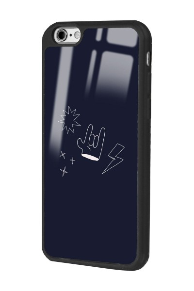 iPhone 6 - 6s Doodle Punk Tasarımlı Glossy Telefon Kılıfı