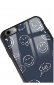 iPhone 6 - 6s Doodle Smile Tasarımlı Glossy Telefon Kılıfı