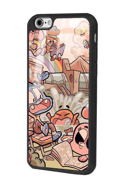 iPhone 6 - 6s Gumball Tasarımlı Glossy Telefon Kılıfı
