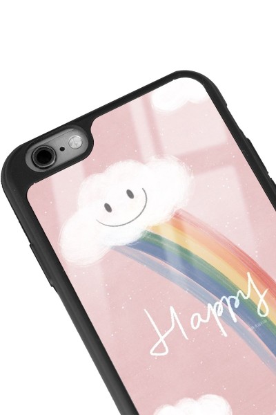 iPhone 6 - 6s Happy Cloude Tasarımlı Glossy Telefon Kılıfı