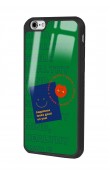 iPhone 6 - 6s Happy Green Tasarımlı Glossy Telefon Kılıfı
