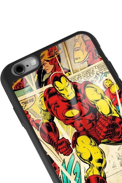 iPhone 6 - 6s Iron Man Demir Adam Tasarımlı Glossy Telefon Kılıfı