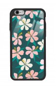 iPhone 6 - 6s Leaf Flovers Tasarımlı Glossy Telefon Kılıfı