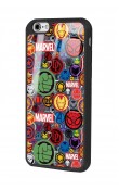 iPhone 6 - 6s Marvel Face Tasarımlı Glossy Telefon Kılıfı