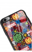 iPhone 6 - 6s Marvel Face Tasarımlı Glossy Telefon Kılıfı