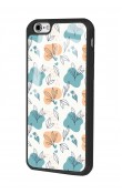 iPhone 6 - 6s Minik Yapraklar Tasarımlı Glossy Telefon Kılıfı