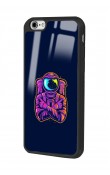 iPhone 6 - 6s Neon Astronot Tasarımlı Glossy Telefon Kılıfı