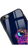 iPhone 6 - 6s Neon Astronot Tasarımlı Glossy Telefon Kılıfı