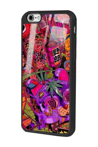 iPhone 6 - 6s Neon Island Tasarımlı Glossy Telefon Kılıfı