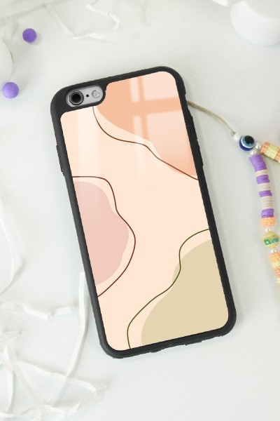iPhone 6 - 6s Nude Colors Tasarımlı Glossy Telefon Kılıfı