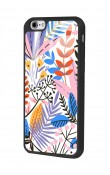 iPhone 6 - 6s Nude Leaf Tasarımlı Glossy Telefon Kılıfı