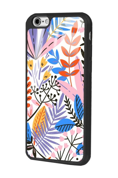 iPhone 6 - 6s Nude Leaf Tasarımlı Glossy Telefon Kılıfı