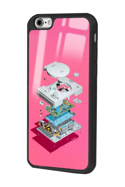 iPhone 6 - 6s Playstation Tasarımlı Glossy Telefon Kılıfı