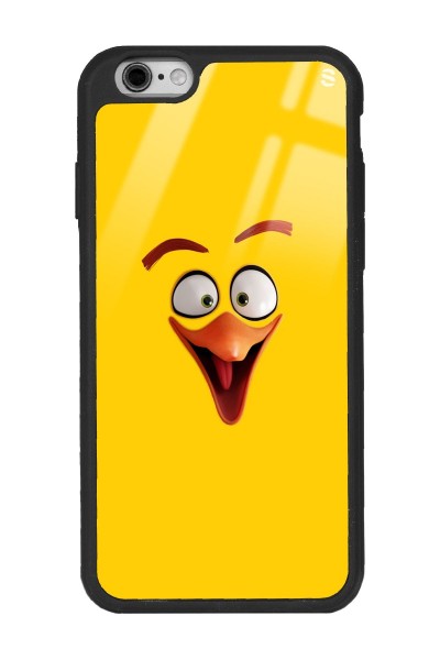 iPhone 6 6s Uyumlu Yellow Angry Birds Tasarımlı Glossy Telefon Kılıfı