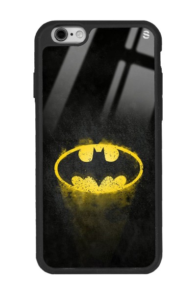iPhone 6 - 6s Uyumlu Yellow Batman Tasarımlı Glossy Telefon Kılıfı