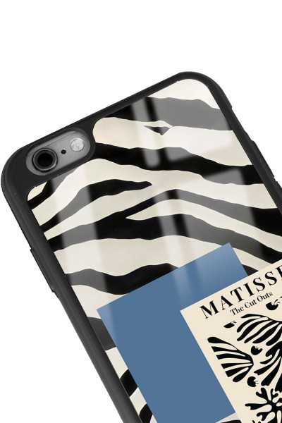 iPhone 6 - 6s Zebra Matısse Tasarımlı Glossy Telefon Kılıfı