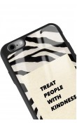 iPhone 6 - 6s Zebra Motto Tasarımlı Glossy Telefon Kılıfı