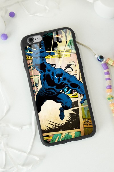 iPhone 6 Plus - 6s Plus Black Panther Kara Panter Tasarımlı Glossy Telefon Kılıfı