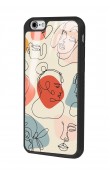 iPhone 6 Plus - 6s Plus Nude Maske Tasarımlı Glossy Telefon Kılıfı