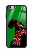 iPhone 6 Plus - 6s Plus Renkli Leopar Tasarımlı Glossy Telefon Kılıfı Uyumlu