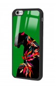 iPhone 6 Plus - 6s Plus Renkli Leopar Tasarımlı Glossy Telefon Kılıfı Uyumlu