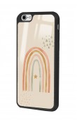 iPhone 6 Plus - 6s Plus Suluboya Art Tasarımlı Glossy Telefon Kılıfı
