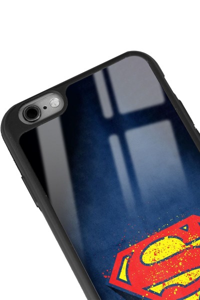 iPhone 6 Plus - 6s Plus Superman Tasarımlı Glossy Telefon Kılıfı
