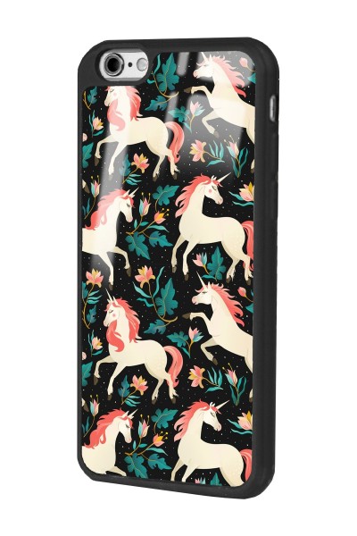 iPhone 6 Plus - 6s Plus Unicorn Desenli Tasarımlı Glossy Telefon Kılıfı