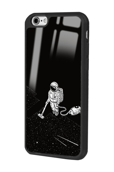 iPhone 6 Plus - 6s Plus Uyumlu Astronot Tatiana Tasarımlı Glossy Telefon Kılıfı