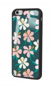 iPhone 6 Plus - 6s Plus Uyumlu Leaf Flovers Tasarımlı Glossy Telefon Kılıfı