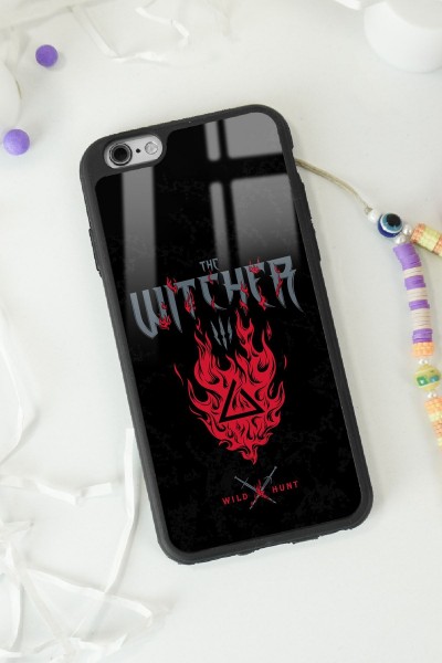 iPhone 6 Plus - 6s Plus Witcher 3 Fire Tasarımlı Glossy Telefon Kılıfı