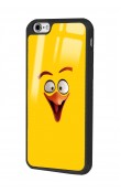 iPhone 6 Plus 6s Plus Yellow Angry Birds Tasarımlı Glossy Telefon Kılıfı Uyumlu
