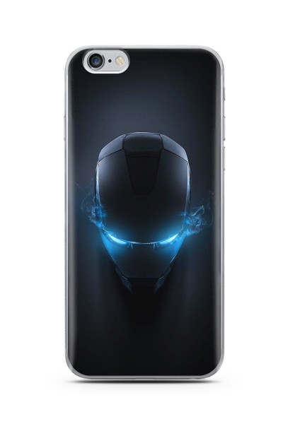 iPhone 6 Plus Iron Man Tasarım Süper Şeffaf Silikon Telefon Kılıfı