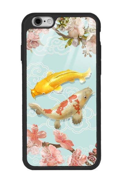 iPhone 6 Plus Koi Balığı Tasarımlı Glossy Telefon Kılıfı