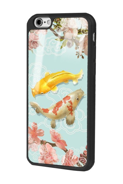 iPhone 6 Plus Koi Balığı Tasarımlı Glossy Telefon Kılıfı