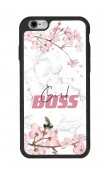 iPhone 6 Plus Sakura Girl Boss Tasarımlı Glossy Telefon Kılıfı