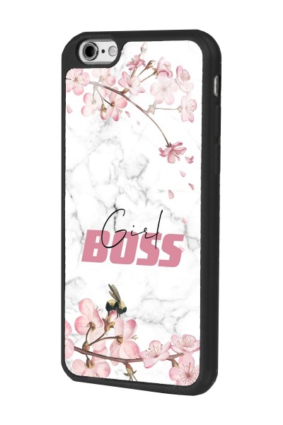iPhone 6 Plus Sakura Girl Boss Tasarımlı Glossy Telefon Kılıfı